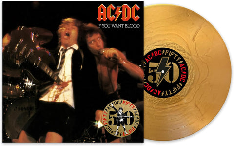 Ac/Dc - If You Want Blood You'Ve Got It (50Th Anniversary Metallic Gold) Vinyl New