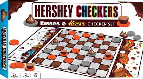 Hershey Kisses vs Reese's Checkers Board Game New