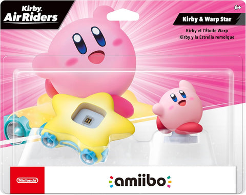 Amiibo Kirby Air Riders Kirby + Warp Star Amiibo New