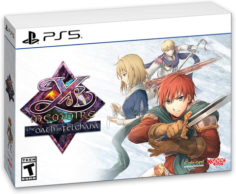 Ys Memoire The Oath In Feighana Day 1 Refined Edition PS5 Used