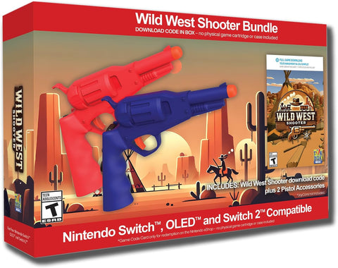 Wild West Shooter Bundle (Code In Box) Switch New