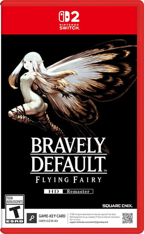 Bravely Default Flying Fairy HD Remaster Game Key Card Switch 2 New