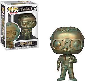 Funko Pop Icons Stan Lee Patina Coating New