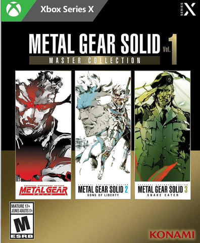 Metal Gear Solid Vol. 1 Master Collection Xbox Series X Used