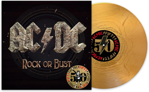 Ac/Dc - Rock Or Bust (50Th Anniversary Metallic Gold) Vinyl New