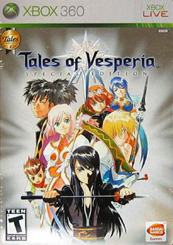 Tales Of Vesperia Special Edition Steelbook (missing soundtrack/steelbook has wear) 360 Used