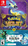 Pokemon Violet + The Hidden Treasure of Area Zero Download Required Switch New