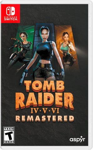 Tomb Raider IV-VI Remastered Starring Lara Croft Switch New