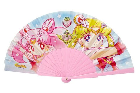 Sailor Moon & Chibi Moon Hand Fan New