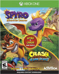 Spyro Reignited Trilogy & Crash Nsane Trilogy Game Bundle Xbox One Used