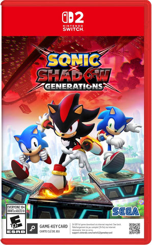 Sonic X Shadow Generations Game Key Card Switch 2 New