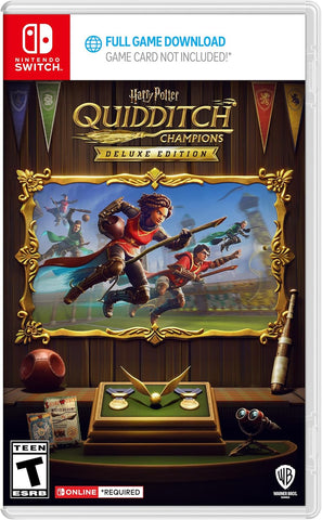 Harry Potter Quidditch Champions Deluxe Edition (Code In Box) Online Only Switch New