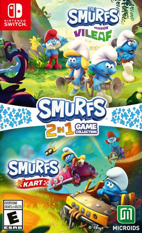 Smurfs 2 In 1 Game Collection Switch New