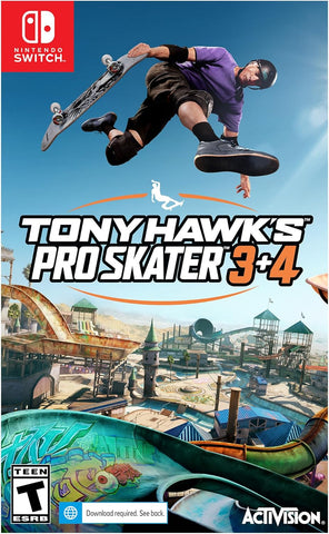 Tony Hawk 3+4 Remastered (Internet Required) Switch New