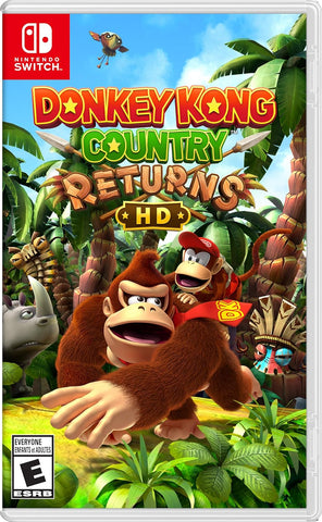 Donkey Kong Country Returns HD Switch New