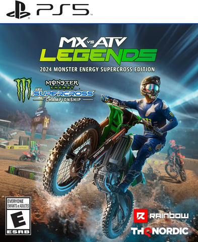 MX vs ATV Legends 2024 Monster Energy Supercross Edition PS5 New