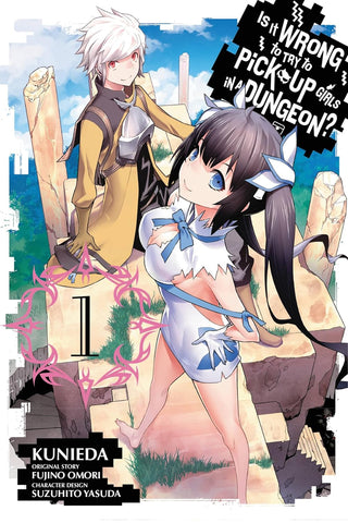 Is It Wrong to Try to Pick Up Girls in a Dungeon Bundle Vol 1-5 Manga Used