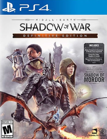 Middle Earth Shadow Of War Definitive Edition PS4 Used