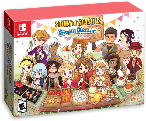 Story Of Seasons Grand Bazaar Premium Edition Switch New