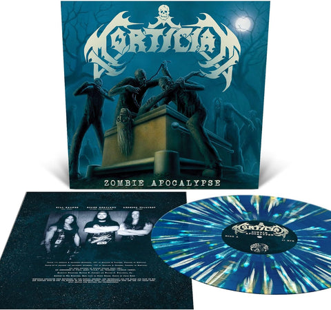 Mortician - Zombie Apocalypse (Sea Blue Splatter) Vinyl New