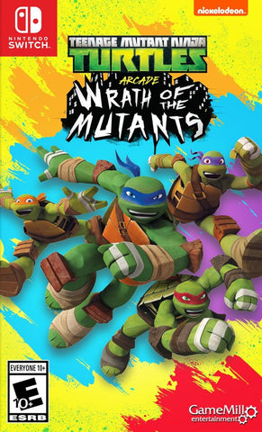 Teenage Mutant ninja Turtles Arcade Wrath Of The Mutants Switch New