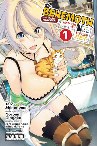I'm a Behemoth an S-Ranked Monster But Mistaken for a Cat I Live as an Elf Girl's Pet (18+) Bundle Vol 01-02 Manga Used