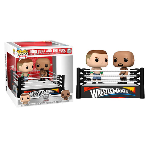 Funko Pop WWE - John Cena And The Rock 2 Pack New