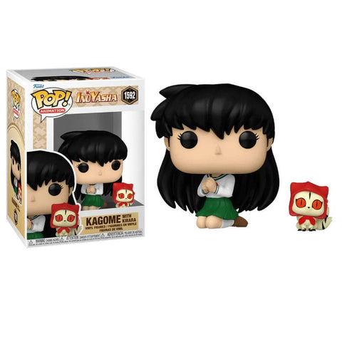 Funko Pop Animation Inu Yasha Kagome with Kiarara Figure New
