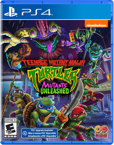 Teenage Mutant Ninja Turtles Mutants Unleashed PS4 New