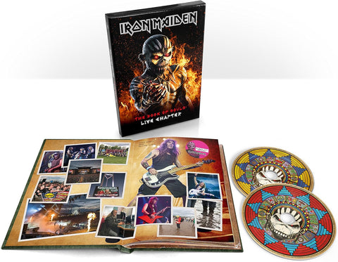 Iron Maiden  - The Book Of Souls-Live Chapter (2 Cd-Slipcase-Book) CD New