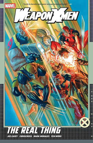 Weapon X-Men The Real Thing Trade Paper Back New