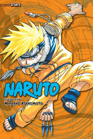 Naruto 3-in-1 Vol 02 Manga New