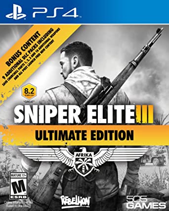 Sniper Elite 3 Ultimate Edition Dlc On Disc PS4 Used