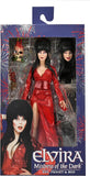 Elvira Mistress Of The Dark Red Fright & Boo Clothed Neca Figure New