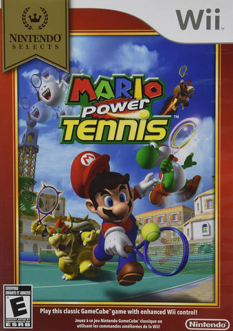 Mario Power Tennis Nintendo Selected Wii New (tear in shrinkwrap)