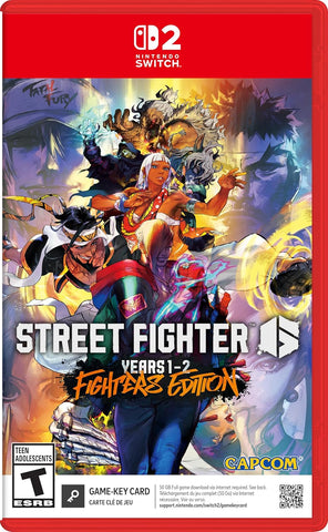 Street Fighter 6 Year 1-2 Fighters Editiong Game Key Card Switch 2 Used