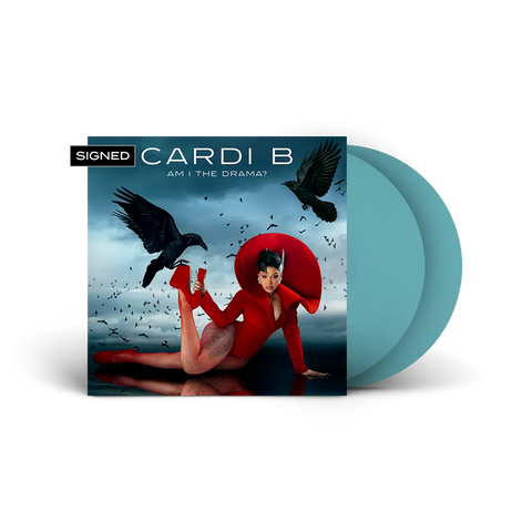 Cardi B - Am I The Drama? (2Lp Indie Exclusive Baby Blue Signed) Vinyl New