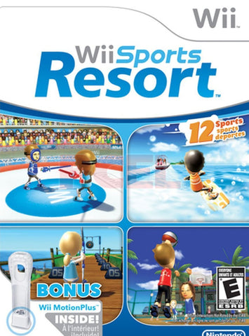 Wii Sports Resort Bundle with Game & Wii Motion Pluss Wii Used