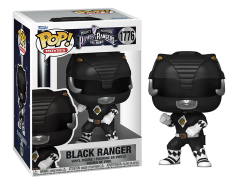 Funko Pop Movies Mighty Morphin Power Rangers The Movie Black Ranger Figures New