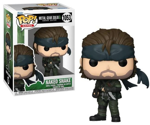 Funko Pop Games Metal Gear Naked Snake Figure New