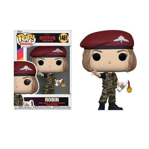 Funko Pop Television Stranger Things Robin with Molotov Cocktail New