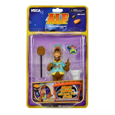 Alf Collectible Figure Gordon Shumway With Mallet, Fish and Bucket Neca Figure New