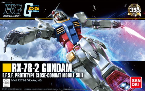 Gundam HGUC - RX-78-2 Gundam - 1/144 Model Kit New