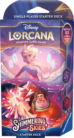 Disney Lorcana Shimmering Skies Starter Deck Elsa & Ralph New