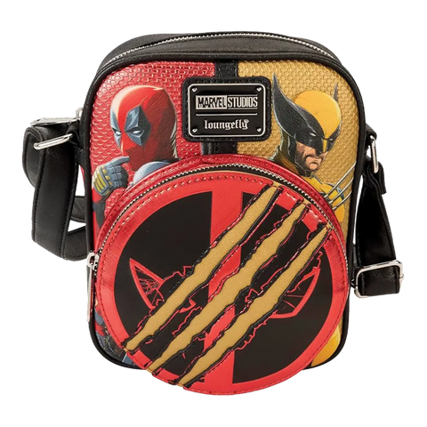 Loungefly Marvel DeadPool 3 CrossBody Bag New