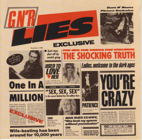 Guns N Roses - Lies CD Used