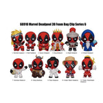 3D Foam Bag Clip Deadpool Series 6 New