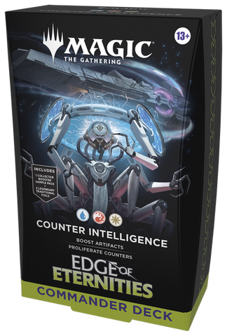Magic Edge Of Eternities Counter Intelligence Commander Deck New