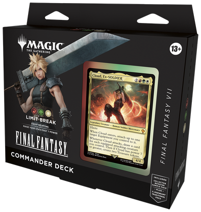 Magic Magic Final Fantasy Universe Beyond Commander Deck Limit Break New