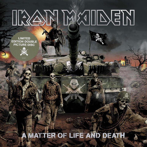 Iron Maiden - A Matter Of Life & Death (2 Lp 2006 Picture Disc) Vinyl New